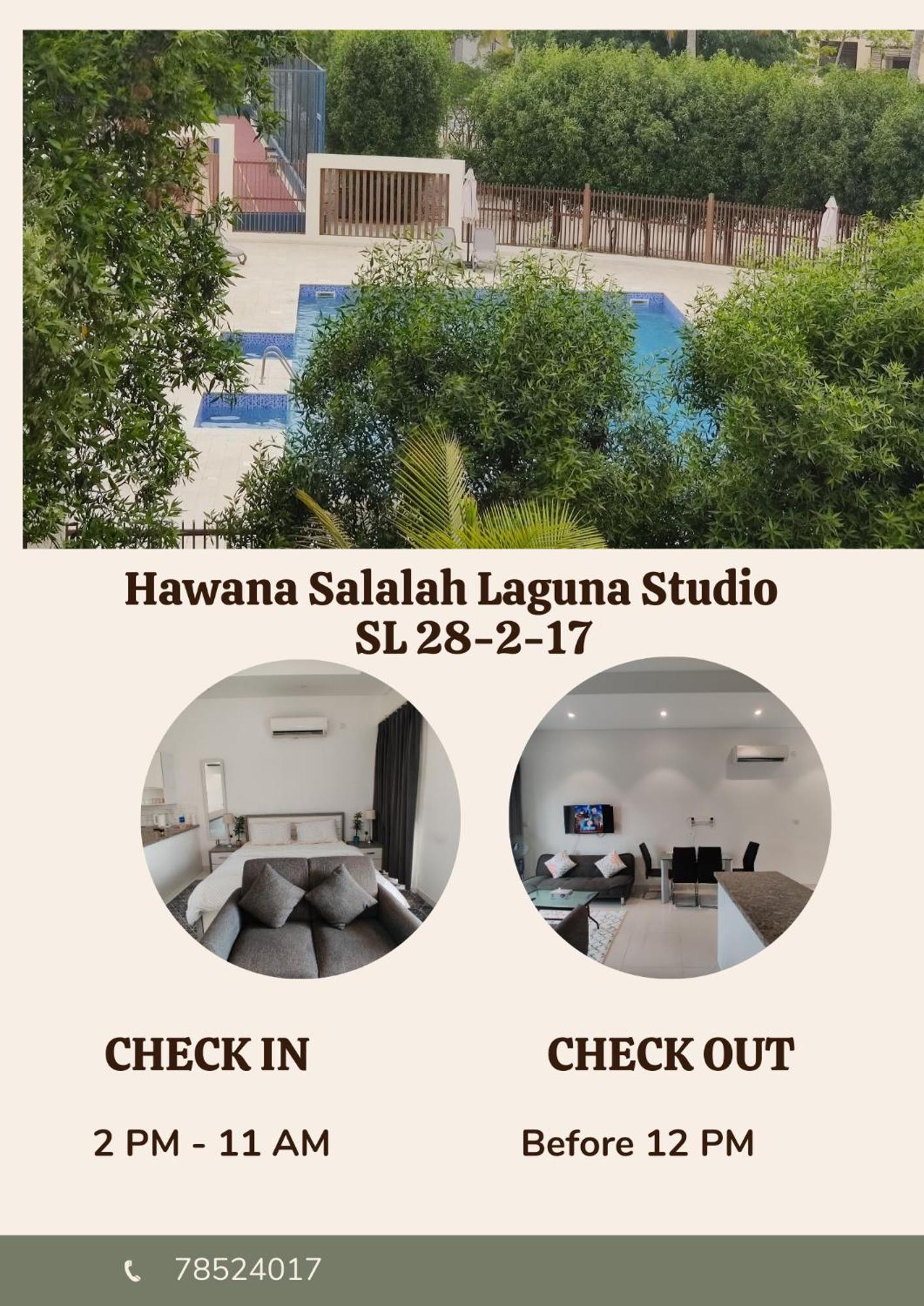 Ferienwohnung Hawana Salalah Laguna Studio Exterior foto